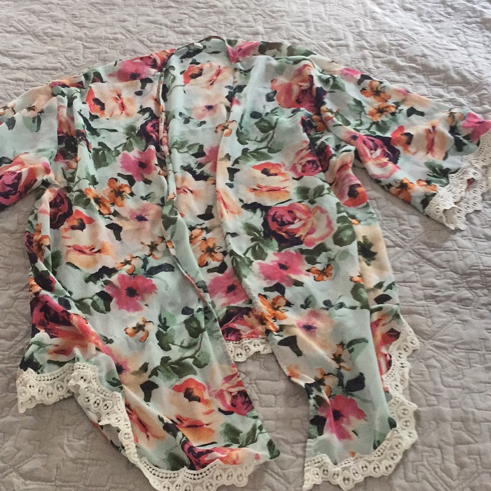 Floral kimono